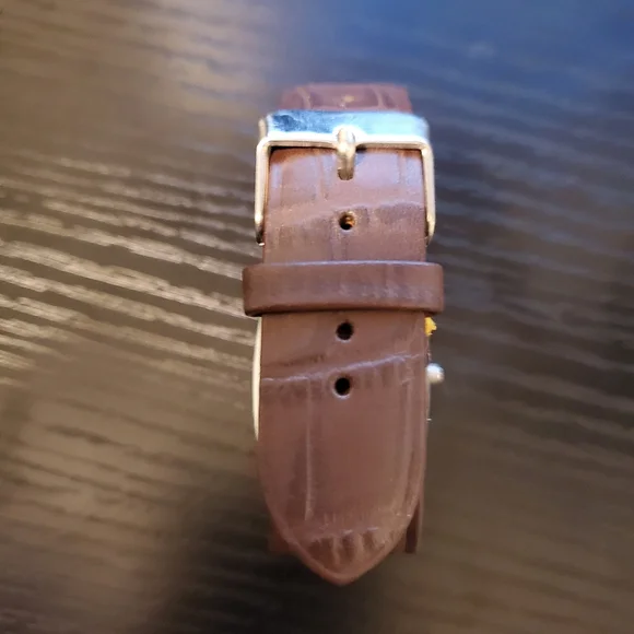 🔥NEW OLD STOCK - Men's Slim Seiko Tank Barrel Leather Watch 31mm